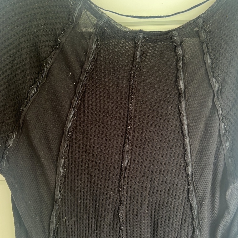 FREE PEOPLE black tunic size small - Picture 4 of 5